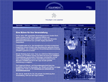 Tablet Screenshot of equipment-veranstaltungstechnik.de